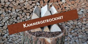 Getrocknetes Brennholz